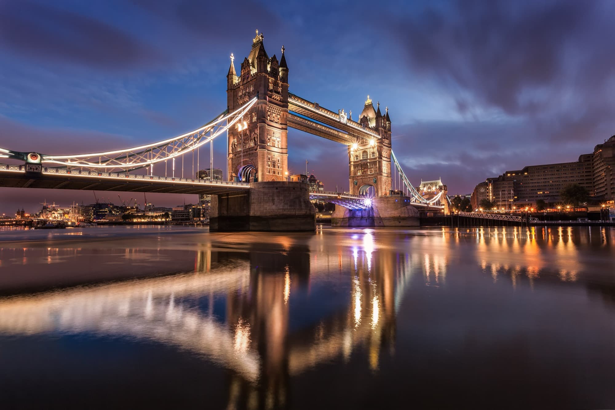 Tower Bridge in evening light