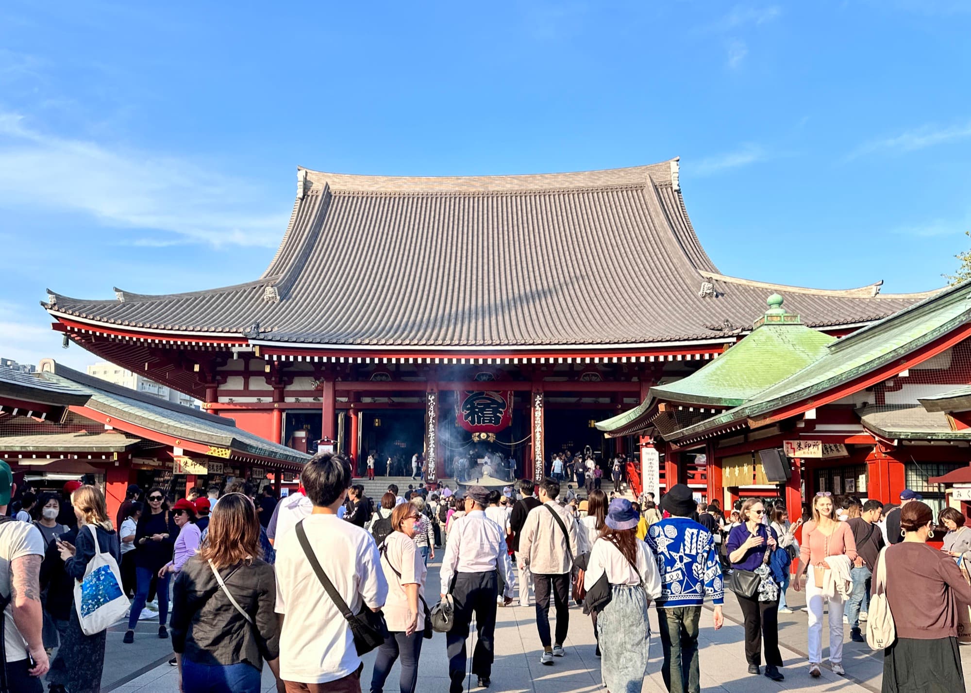 Lanterns at Senso-ji's Kaminarimon gate